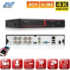 Видеорегистратор для системы видеонаблюдения, 8 каналов, 4K, 8 Мп, 5 МП, 1080P