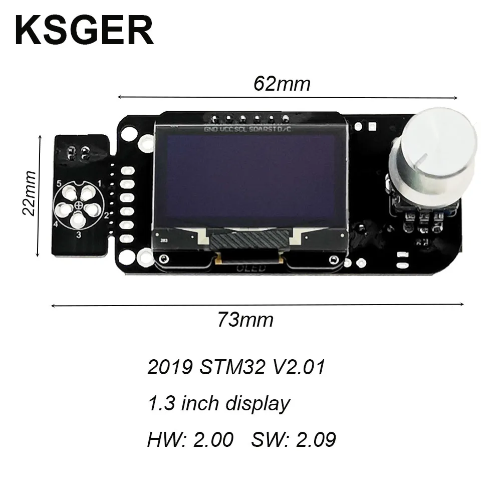 Терморегулятор KSGER STM32 OLED V2.01 наборы для паяльной станции сделай сам железные