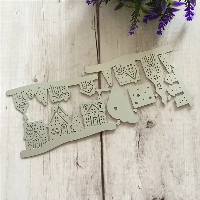 Набор вырубных штампов &quotдом новый набор сделай сам для трафарет скрапбукинга