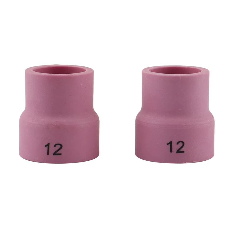 

2Pcs Ceramic Welding Cup​​​​ For WP-9/20/25 Series Air-Cooled Welding Torch 12 Ceramic Shield Cup