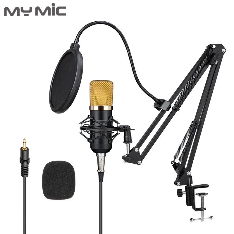 Мой микрофон BM700X Конденсатор Запись студия компьютерный игровой