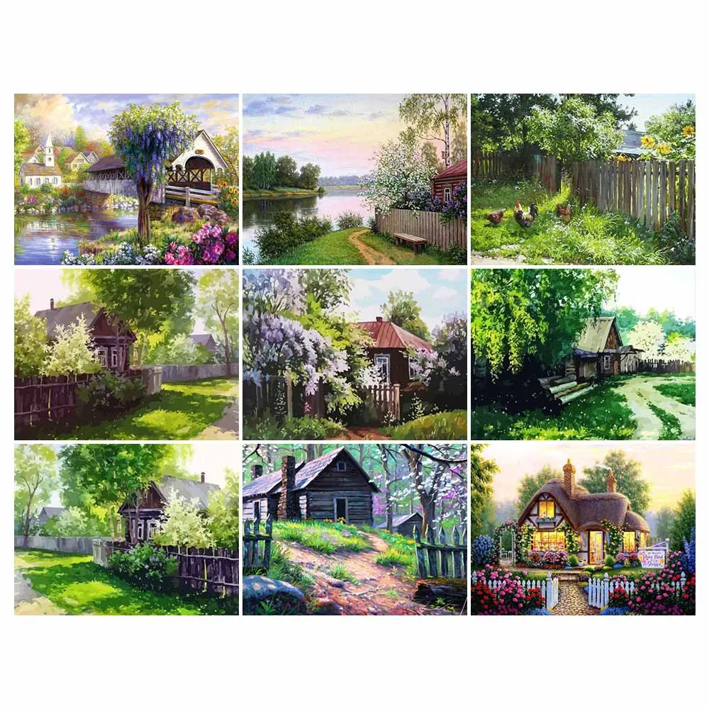 

Mountain Landscape 5D Diy Diamond Painting Full Square/Round Diamond Embroidery Mosaic Kit Handmade Unique Products Diamond Arts