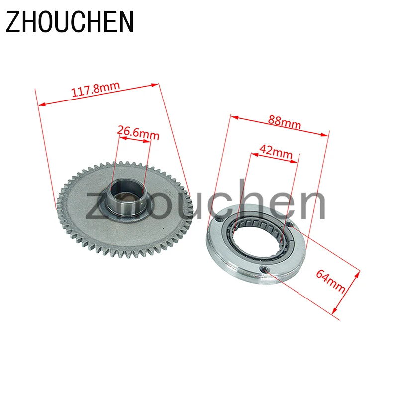 Внедорожные сцепление запуска Шестерни диск для мотокросса пригодный Lifan Loncin CG250