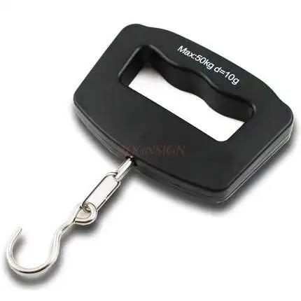 

Портативные электронные мини-весы, максимальный вес 50 кг, для взвешивания багажа, портативные высокоточные весы