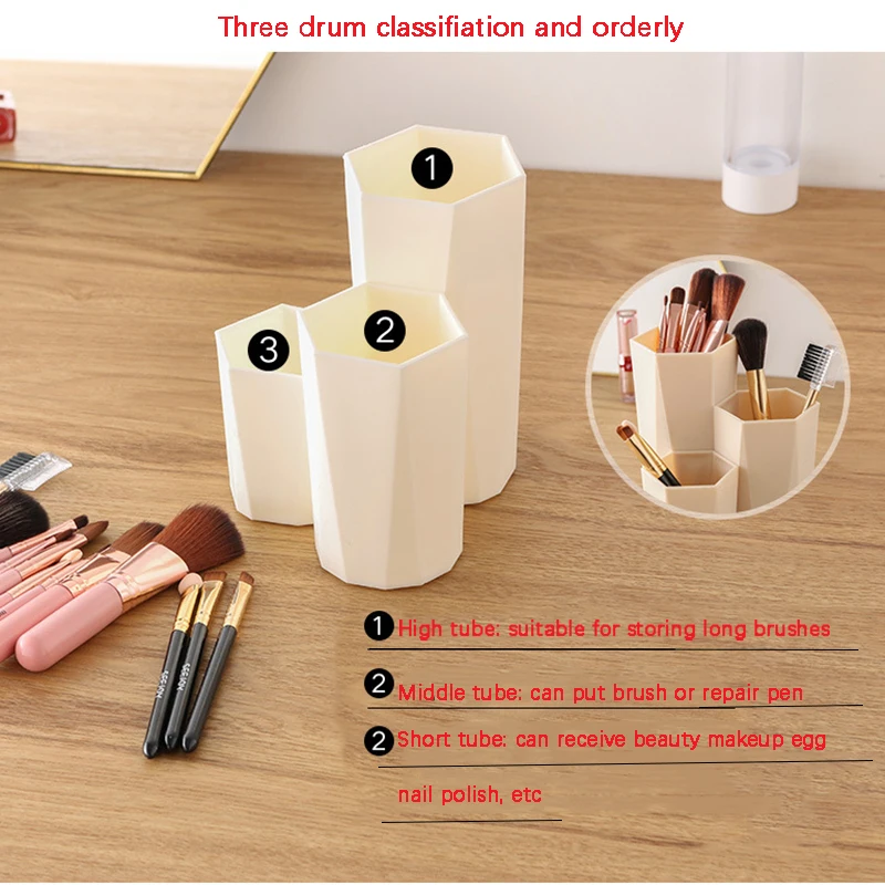 Туба для хранения кистей макияжа карандаш бровей держатель рисования коробка