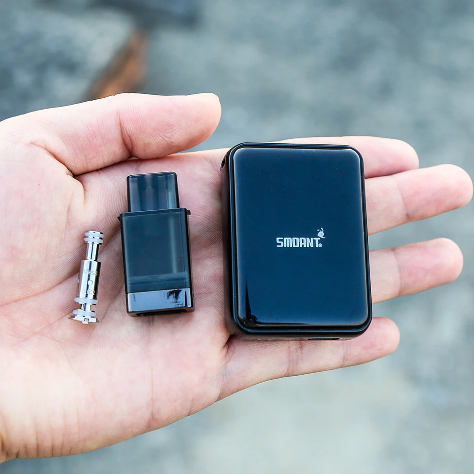 Оригинальный Smoant Харон для 750 мАч электронная сигарета комплект 2 мл pod 1.2ohm Ni-80 0.6ohm