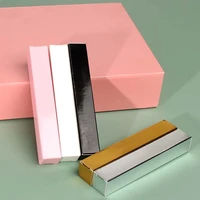 100pcs empty paper box for lip gloss tube pink white cosmetics packaging box for eyeliner mascara tube 2222136mm wholesale