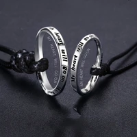 mobius ring men and women necklace korean version of simple fashion necklace couple necklace clavicle chain commemorative gift