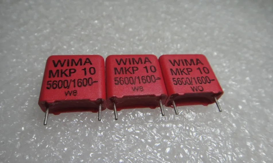 20 шт. красный WIMA MKP10 0 0056 мкФ 1600V p10mm оригинальная новая фотография 562/1600V audio 562 NF