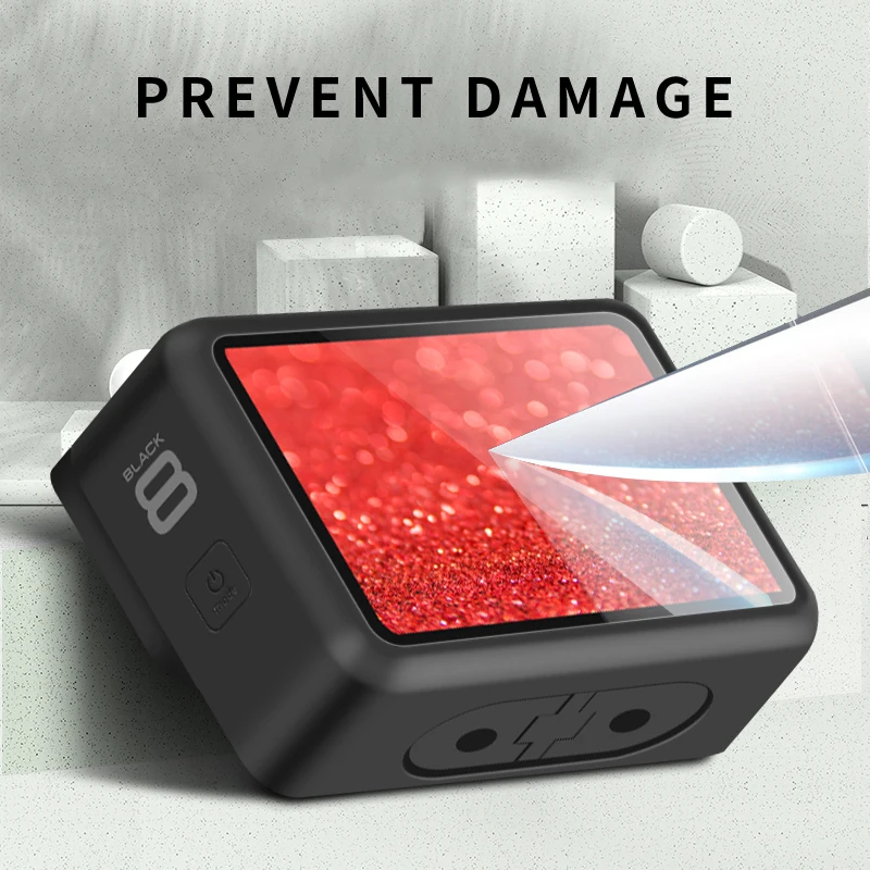Tempered Glass Screen Protector For Gopro Hero 8 Sport Camera Screen Protector Film Tempered Glass Camera Accessories