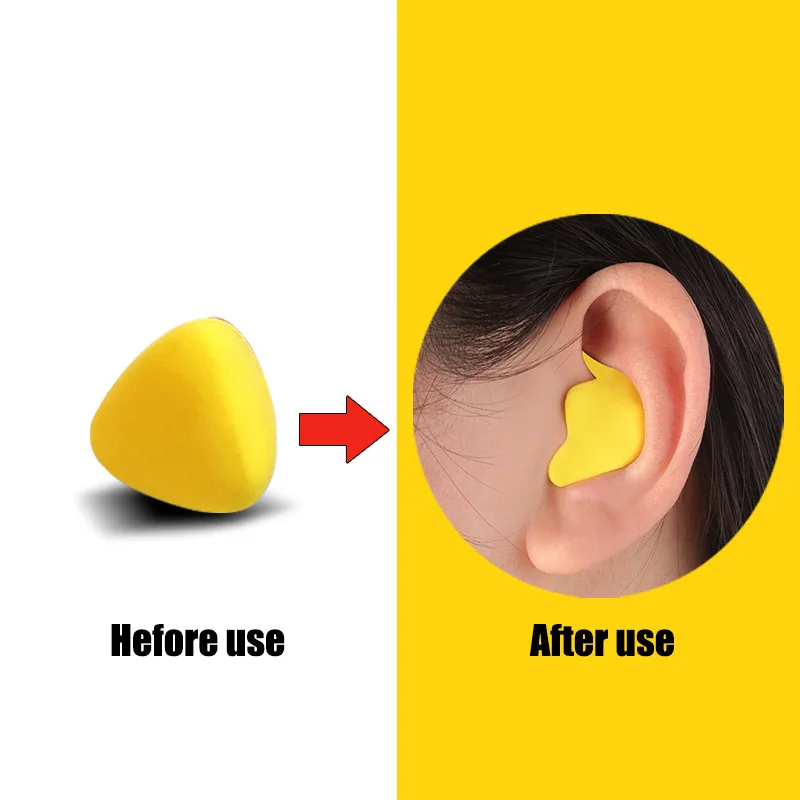 60 шт. формовочная анти Шум уха Вилки снижение мягкие носки с противоскользящим