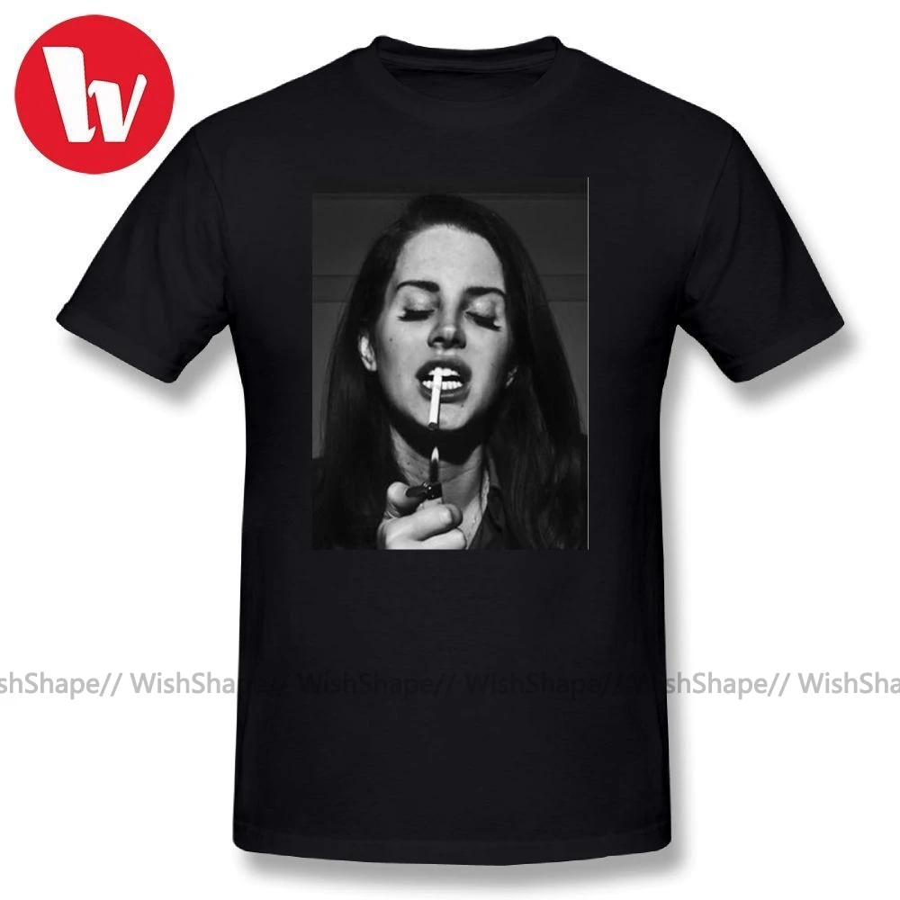Мужская футболка с 3d принтом Lana Del Rey 100% хлопковая Футболка графическим мужская