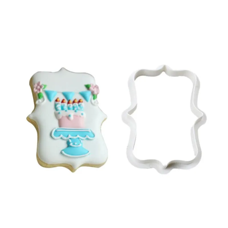 4 шт./лот винтажная рама для нарезки печенья набор пластиковых форм инструменты