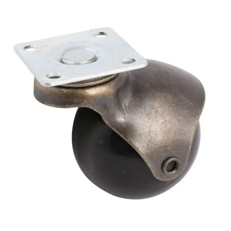 [4 Упак.] шарнир верхняя плита с капюшоном шариковые колесики античная бронза