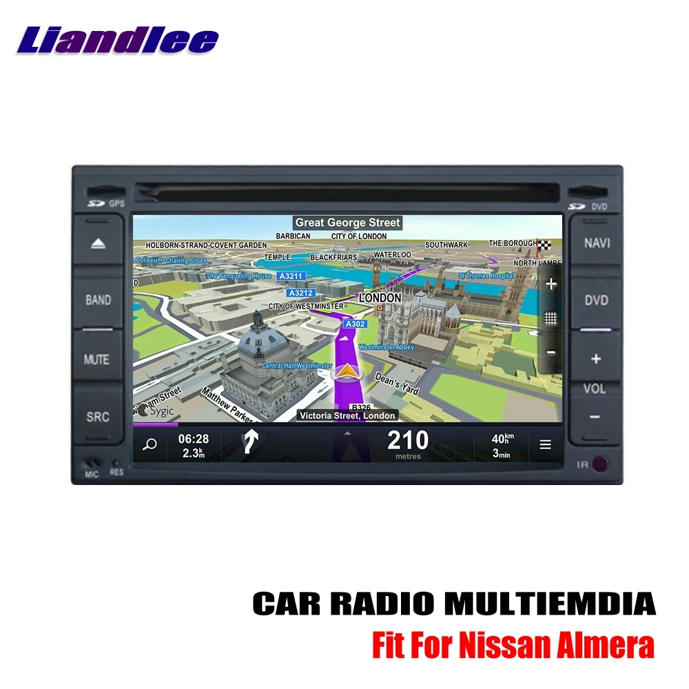 Автомобильный мультимедийный DVD-плеер для Nissan Almera 2005 ~ 2013 с Android GPS-навигацией