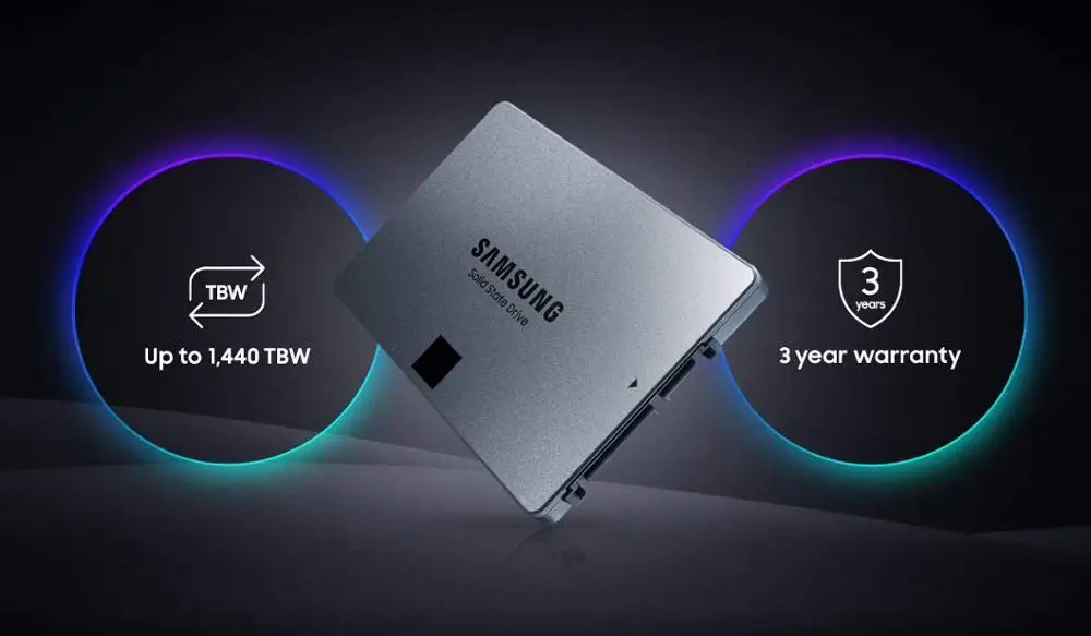 Твердотельный накопитель Samsung 860 QVO 1 ТБ 4 8 V-NAND SATAIII 6 ГБ/сек. качество и ценность