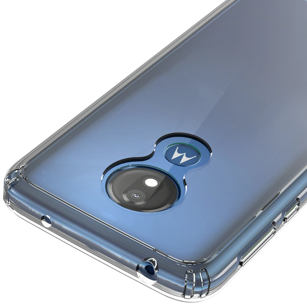 Гибридный ударопрочный чехол с воздушной подушкой для Moto G7 Plus акриловый