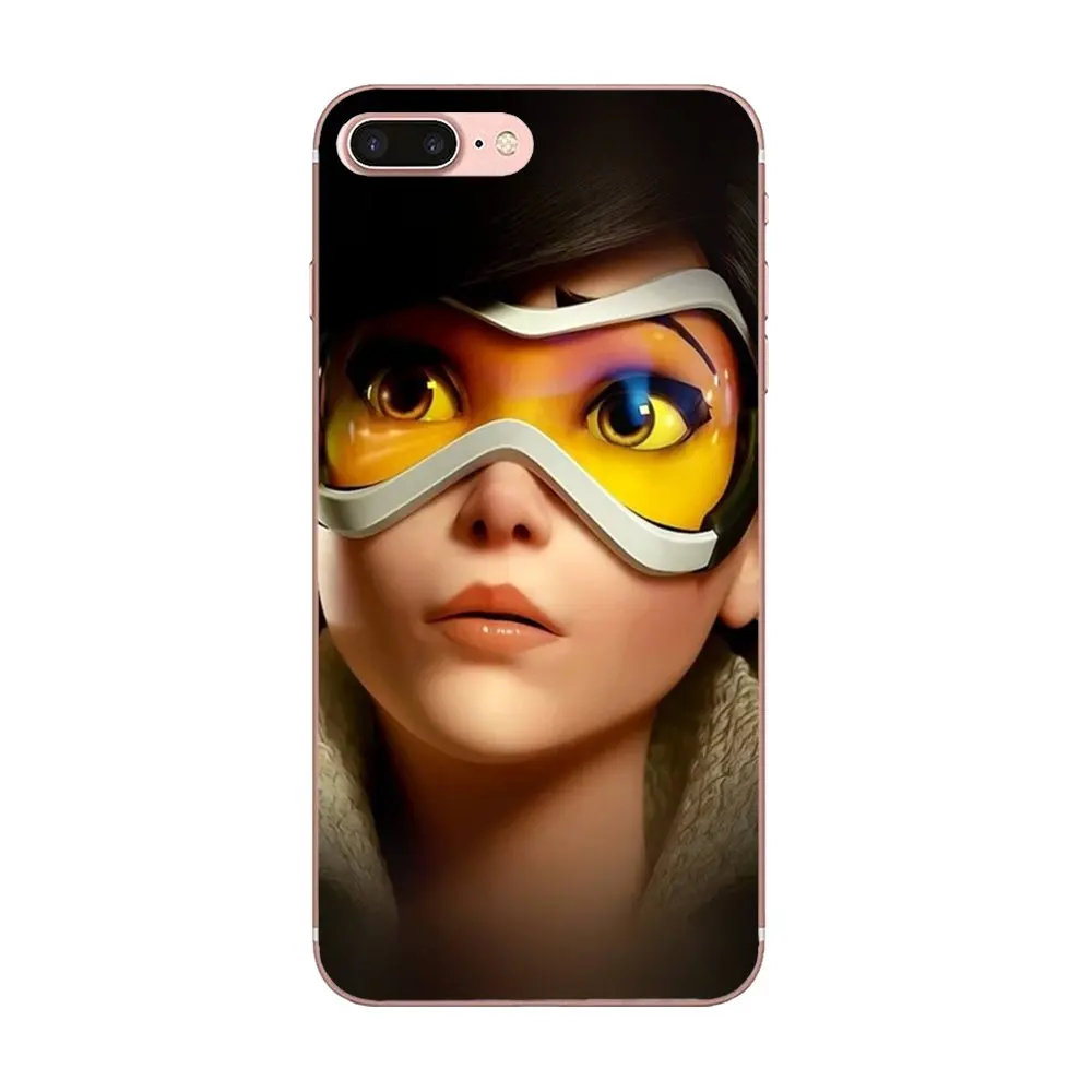 Overwatchs Tracer 76 Pharah Ow TPU Capa для Xiaomi CC9 CC9E Mi 3 4 4i 5 5S 6 6X 8 9 SE Play Plus Pro Lite A1 Mix 2 Note | Мобильные