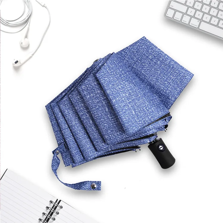 Автоматический складной виниловый зонт для мужчин и женщин деловой портативный