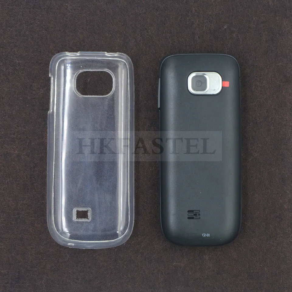 Защитный чехол HKFASTEL для Nokia C2 C2-01 01 прозрачный мягкий из ТПУ защитный задней