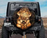 baby ganesh spare tire cover lord baby ganesha jeep spare tire cover religious gift spiritual gift backup camera