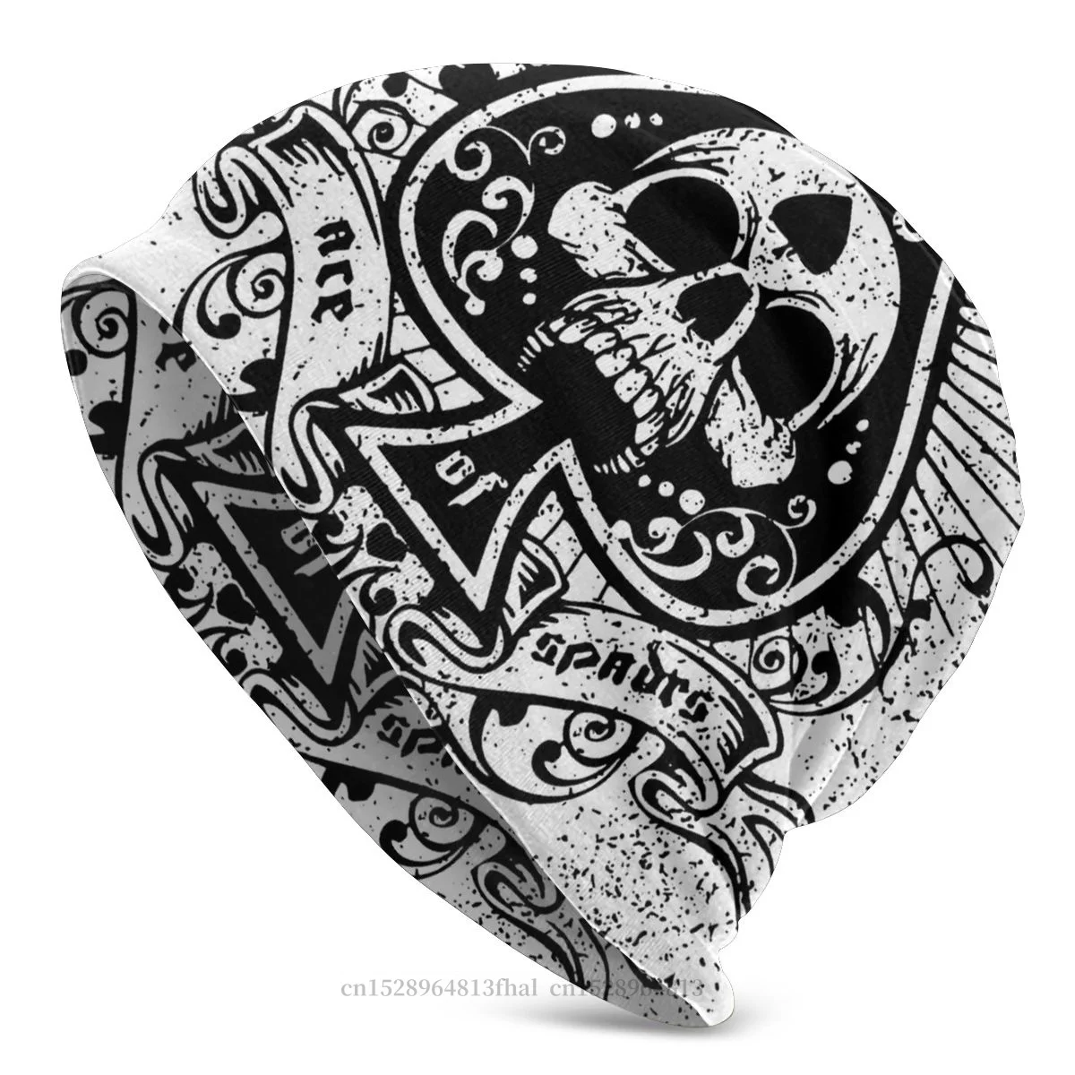 Тяжелый металл 1960s панк рок музыки головные уборы Skullies Beanies Кепки s туз пик Вязание