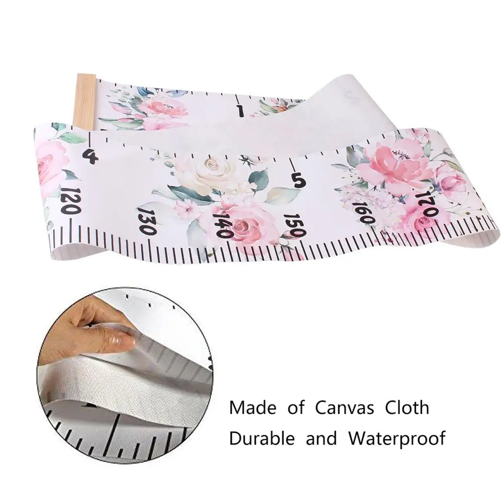 

Height Measure Ruler Simple Creativity Memorial of Infant Growth Hanger Canvas Kids Child Household Decorative Growth Charts