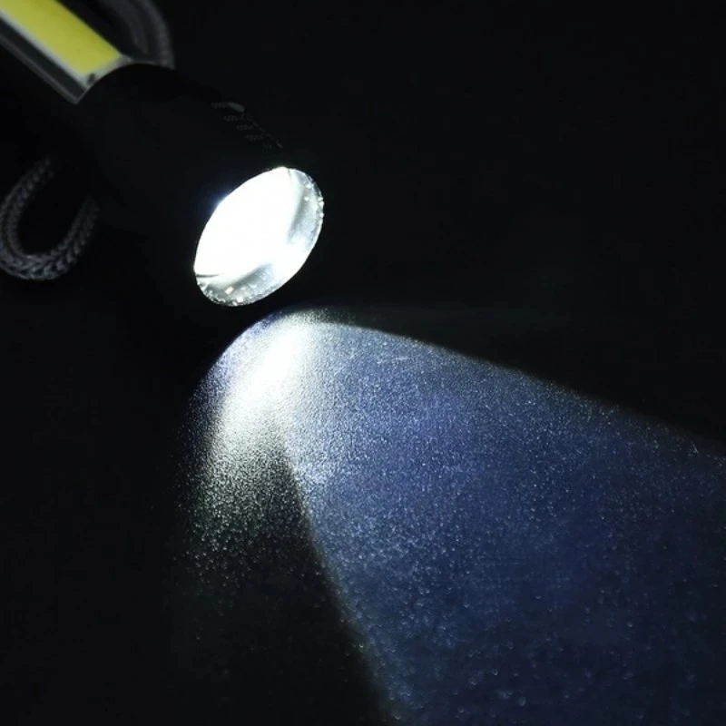 Портативный светодиодный фонарик T6 COB с зарядкой от USB водонепроницаемый фонарь