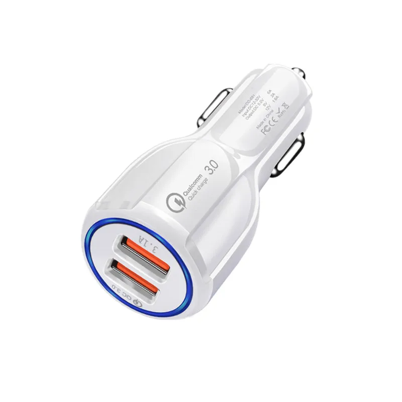 Автомобильное зарядное устройство QC 3 0 USB адаптер для быстрой зарядки магнитный