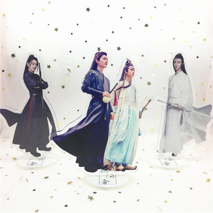 Grandmaster of Demonic Cultivation брелок untamed Lan Wangji Wei Wuxian акриловое кольцо для ключей mo dao zu shi брелок llaveros