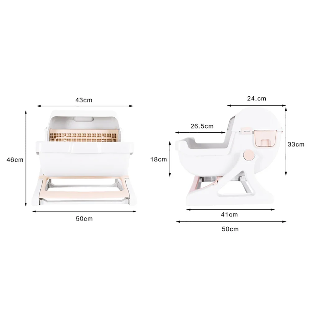 Кошачий ящик для мусора полуавтоматическая быстрая Чистка роскошный туалетный лоток для кошек полуавтоматический кошачий Туалет Loo лоток откидная крышка кошачьи кровати