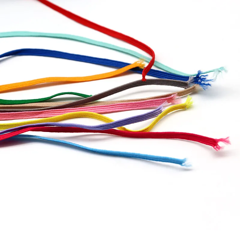 1 трубка 3 мм цветная эластичная лента нейлоновая силиконовая резиновая Бытовая