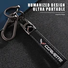 Брелок для ключей с логотипом автомобиля, декоративные аксессуары для Chevrolet Corvette C4 C5 C6 C7 Tittle C8 1976 Bass