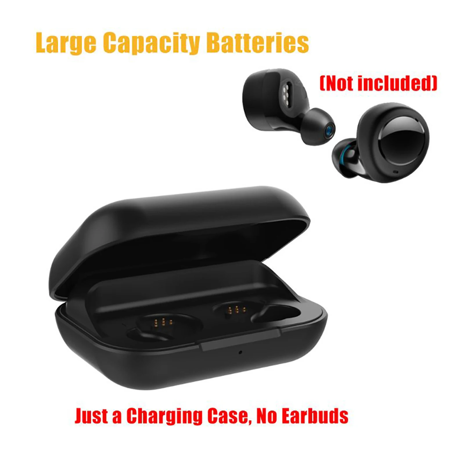 

Bluetooth 5.0 Earphone Charging Case 1000mAh Large Capacity Earbuds Wireless Charger Dock For Echo Buds (Not Included Earbuds)