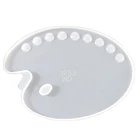 Художественная Палитра для самостоятельного литья, форма овальной формы сделай сам, формы для масляной краски