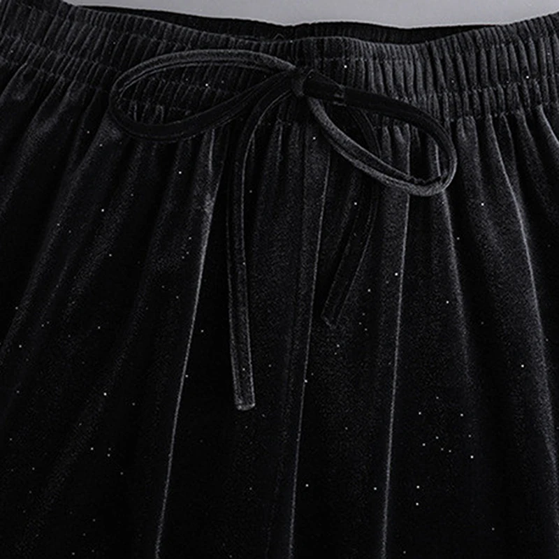 

Fashion Women Wide Leg Pants Letter Print High Waist Casual Ladies Trousers Streetwear Loose Female Pants