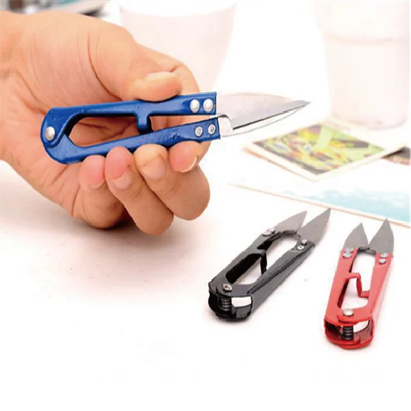 Многоцветные винтажные ножницы кусачки для шитья 1 шт. u образные вышивальные из