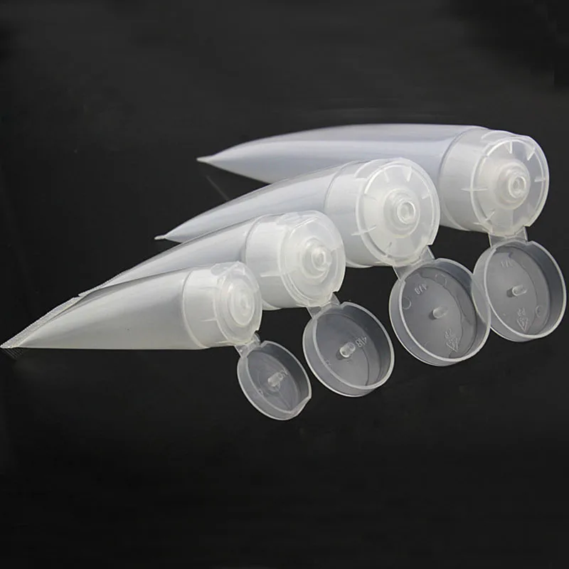 Переносные пустые гладкие косметические тубы для крема 30 шт. 20/30/50/100 мл дорожные