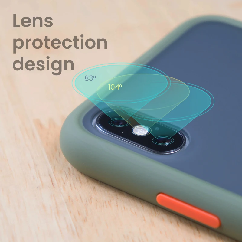 SUAIOCE оригинальный ударопрочный чехол для iPhone 11 Pro X XS Max XR матовый полупрозрачный 7 8