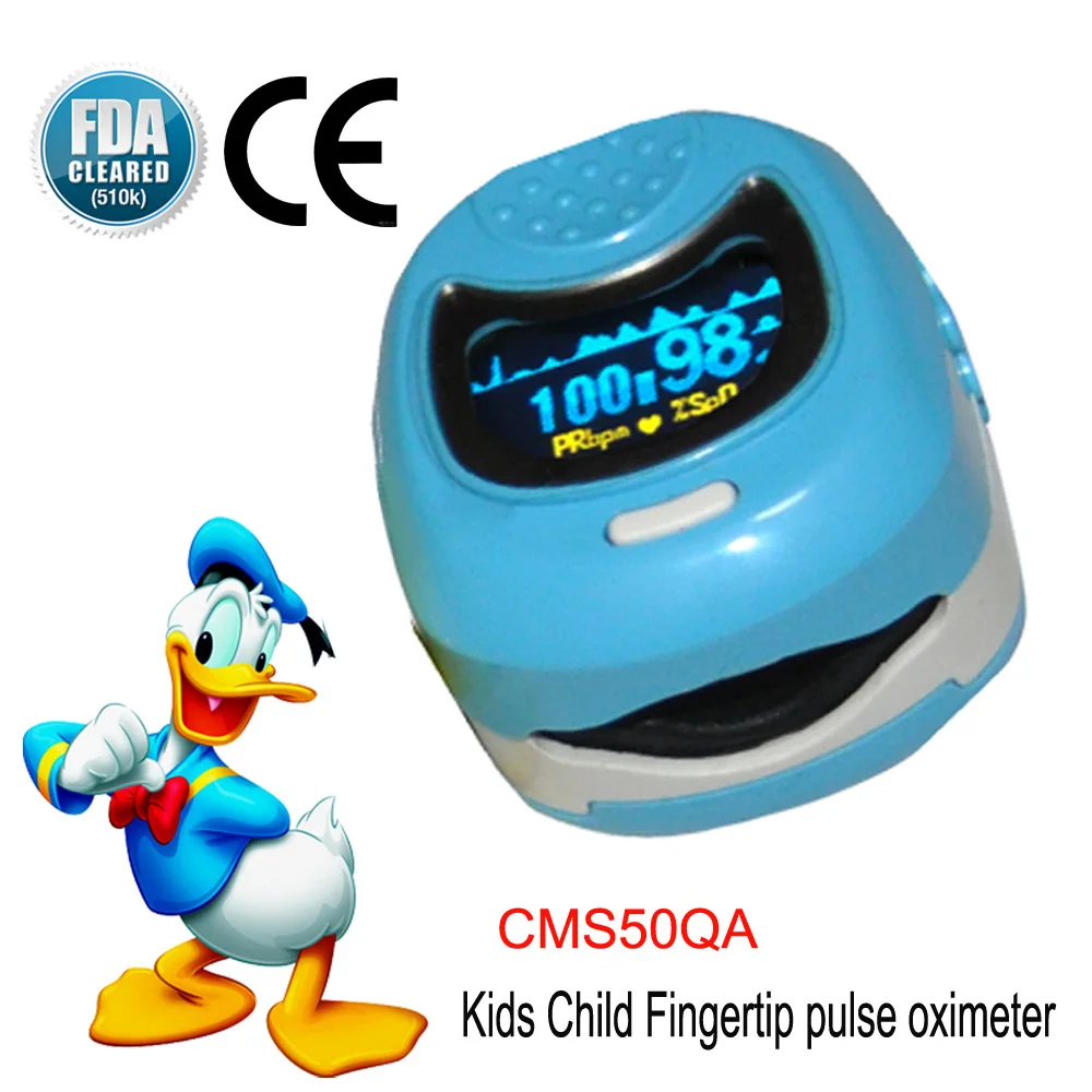 CMS50QA пальцевый наконечник для детей мини пульсоксиметр цифровой прибор