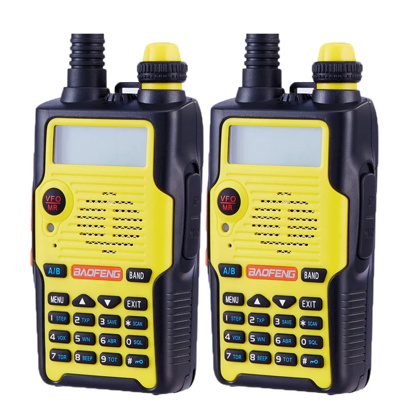2шт Baofeng UV 5R 5thgeneration рация Двухдиапазонная VHF136 174 и UHF 400 520Mh профессиональная