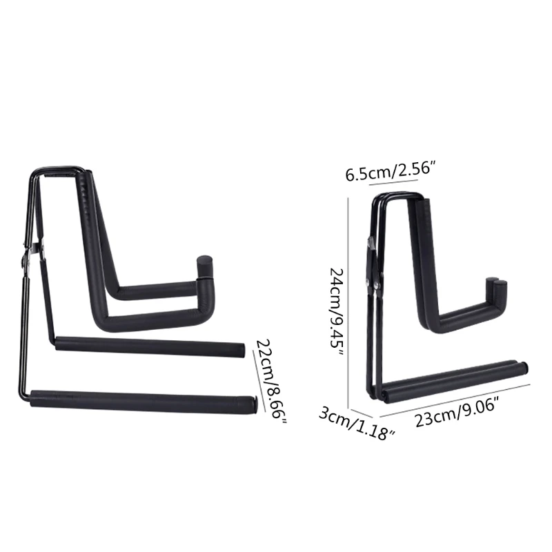 

Portable Tripod Guitar Stand Holder Instrument for Travel Guitar Stand All Guitars Acoustic Classic Electric Bass D5QD