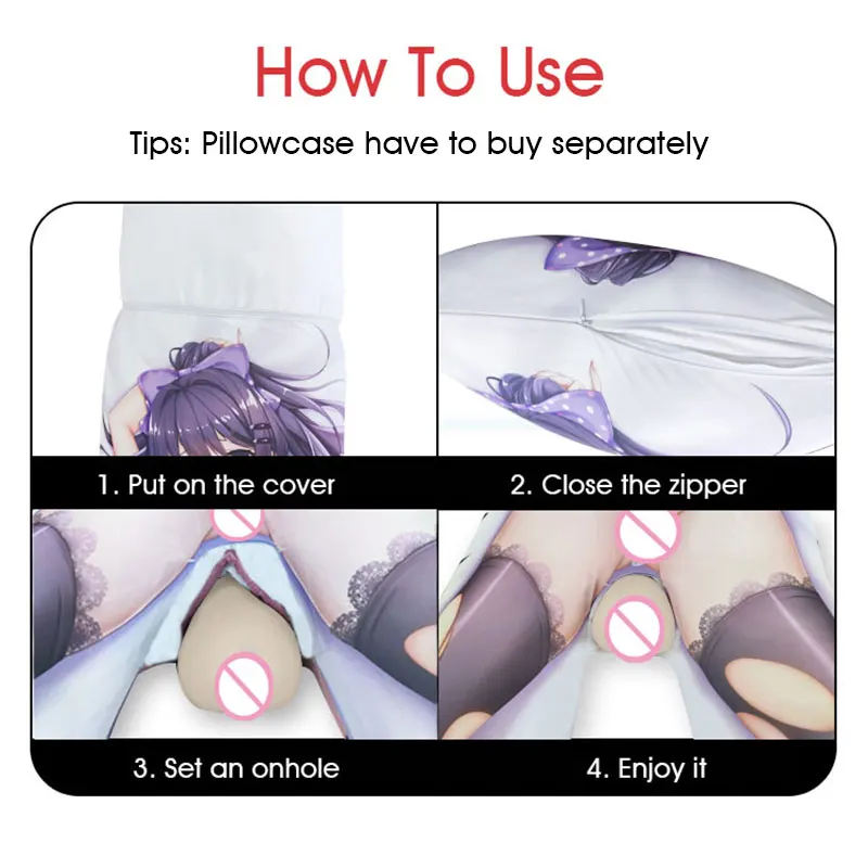 Подушка для интима дакимакура 150*50 см | Красота и здоровье