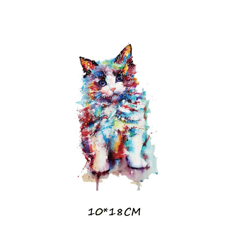 patches 08 Мультфильм джунгли животных серии патч Ke стиль теплопередачи DIY Одежда обувь и шляпы Простой модный принт Горячая карта на заказ - Цвет: patches 08