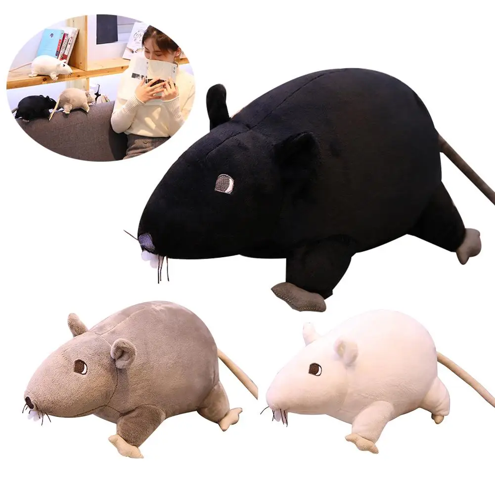 

Имитация плюшевой игрушки, 3D мышь, крыса, животное, мягкая плюшевая кукла, игрушка для дивана, кушетки, Декор для дома, Новогодний подарок