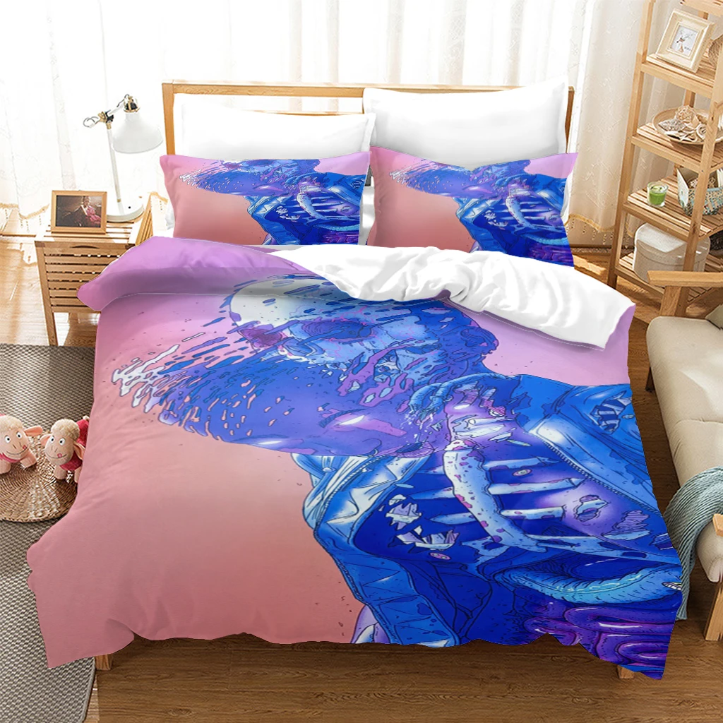 

Bedding Sets 3D Custom Duvet Quilt Cover Set Comforter Bed Pillowcase King Queen Full 140x210 Animal Dinosaur Home Texitle