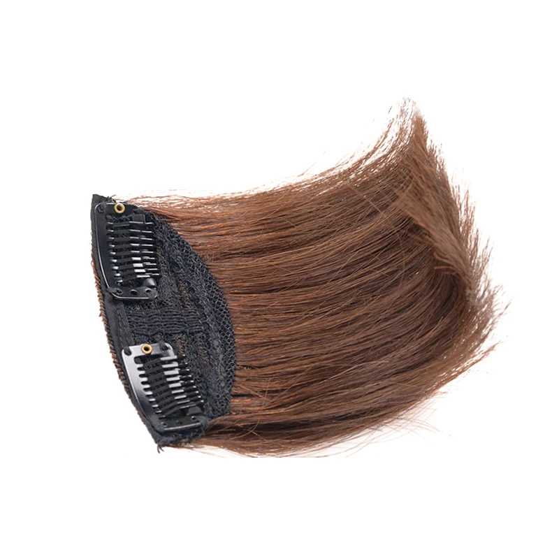 Натуральные Прямые волосы женские упругие синтетические материал волос ручная