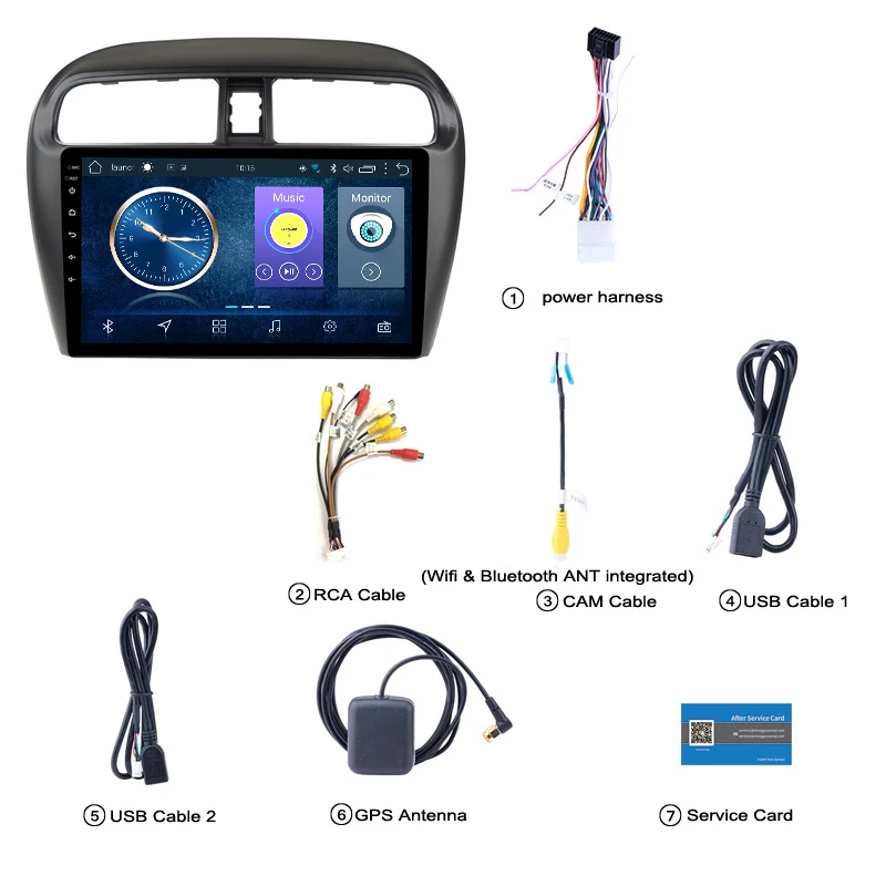 Горячая Распродажа 9 дюймов Android 1 автомобильный Dvd Gps плеер для Mitsubishi mirage attrage 2012 2018