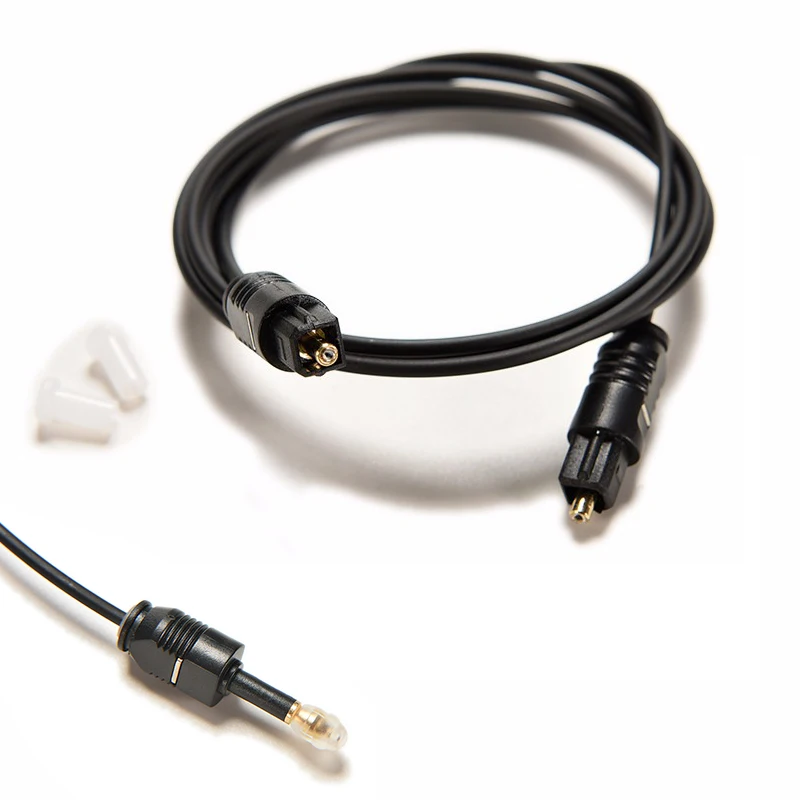 1 м Универсальный цифровой звук оптический Волокно шнур аудио кабель toslink OD2.2