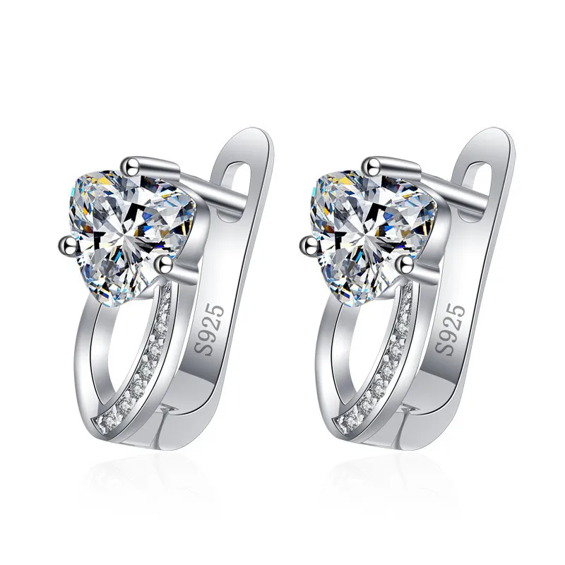 

Earrings Classic Simple Refined And Elegant Gold-plated Zircon Earrings Jewelry Accessories U-shaped Design Zircon Earring Women